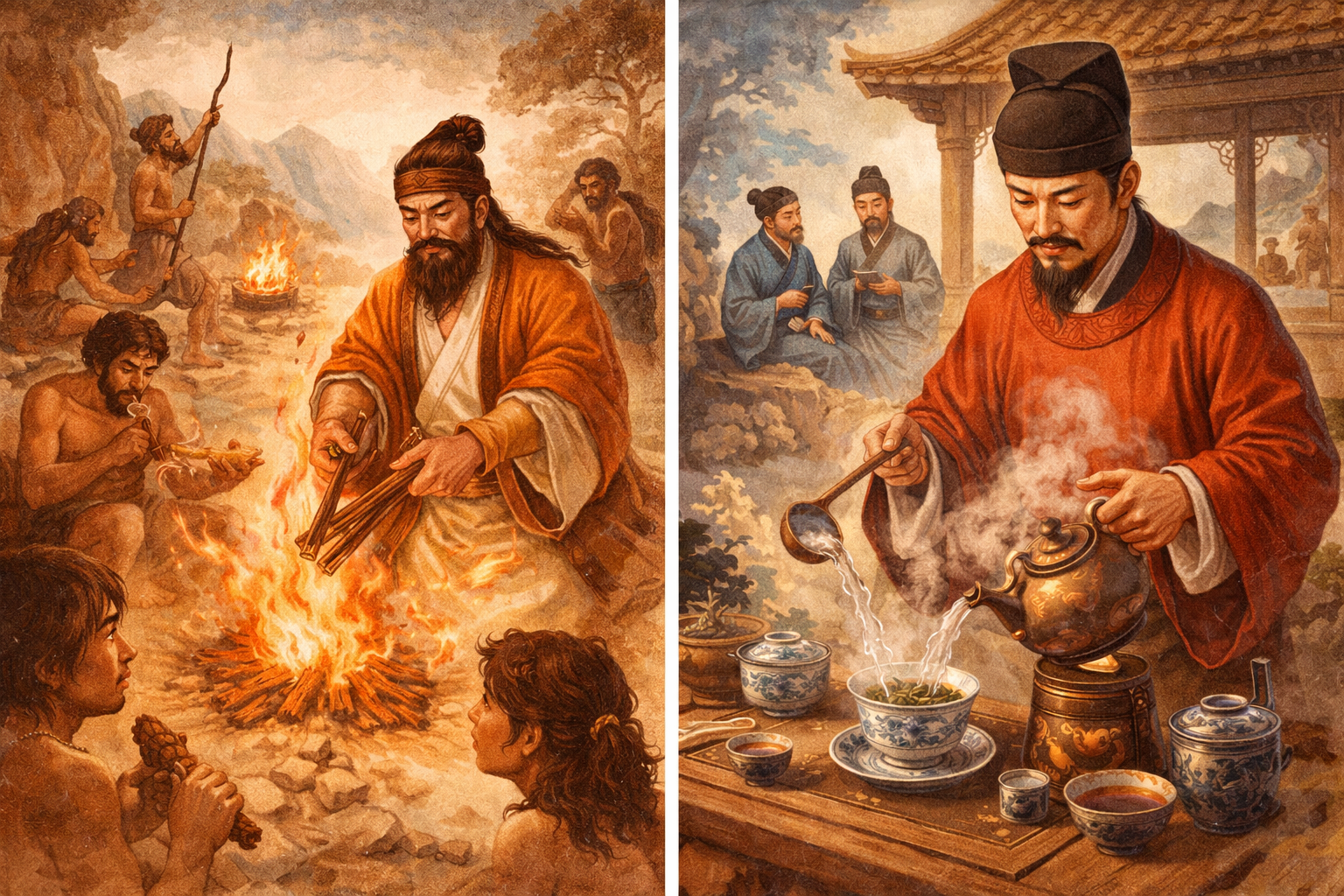 why do chinese people drink hot water